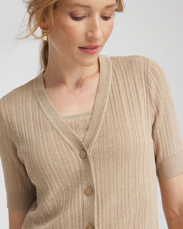 Rib Stitch Cardigan - image 4